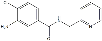 3-amino-4-chloro-N-(pyridin-2-ylmethyl)benzamide Structure