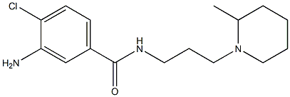 3-amino-4-chloro-N-[3-(2-methylpiperidin-1-yl)propyl]benzamide 구조식 이미지