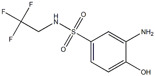 3-amino-4-hydroxy-N-(2,2,2-trifluoroethyl)benzene-1-sulfonamide 구조식 이미지