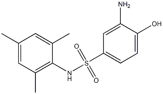 3-amino-4-hydroxy-N-(2,4,6-trimethylphenyl)benzene-1-sulfonamide Structure