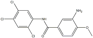 3-amino-4-methoxy-N-(2,4,5-trichlorophenyl)benzamide 구조식 이미지