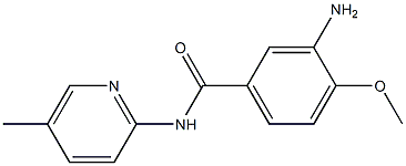 3-amino-4-methoxy-N-(5-methylpyridin-2-yl)benzamide Structure