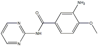 3-amino-4-methoxy-N-pyrimidin-2-ylbenzamide 구조식 이미지