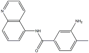 3-amino-4-methyl-N-(quinolin-5-yl)benzamide Structure