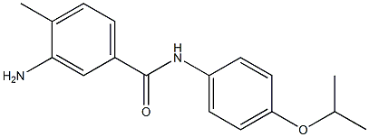 3-amino-4-methyl-N-[4-(propan-2-yloxy)phenyl]benzamide 구조식 이미지