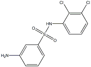 3-amino-N-(2,3-dichlorophenyl)benzene-1-sulfonamide 구조식 이미지