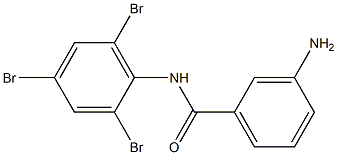 3-amino-N-(2,4,6-tribromophenyl)benzamide 구조식 이미지