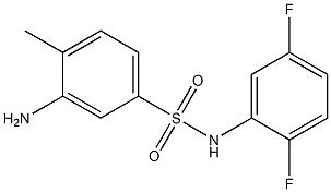 3-amino-N-(2,5-difluorophenyl)-4-methylbenzene-1-sulfonamide 구조식 이미지