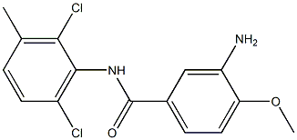 3-amino-N-(2,6-dichloro-3-methylphenyl)-4-methoxybenzamide 구조식 이미지