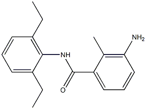 3-amino-N-(2,6-diethylphenyl)-2-methylbenzamide Structure