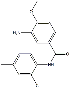 3-amino-N-(2-chloro-4-methylphenyl)-4-methoxybenzamide 구조식 이미지