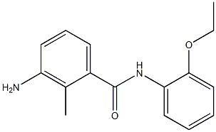 3-amino-N-(2-ethoxyphenyl)-2-methylbenzamide 구조식 이미지