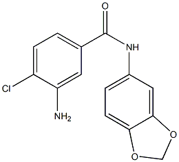 3-amino-N-(2H-1,3-benzodioxol-5-yl)-4-chlorobenzamide 구조식 이미지