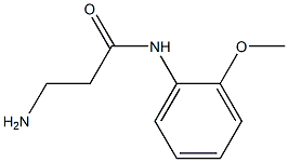 3-amino-N-(2-methoxyphenyl)propanamide 구조식 이미지