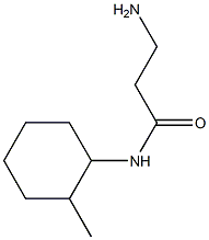 3-amino-N-(2-methylcyclohexyl)propanamide 구조식 이미지