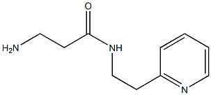 3-amino-N-(2-pyridin-2-ylethyl)propanamide 구조식 이미지