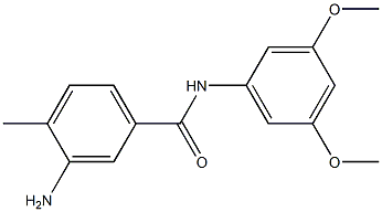 3-amino-N-(3,5-dimethoxyphenyl)-4-methylbenzamide Structure