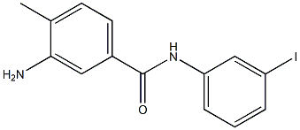 3-amino-N-(3-iodophenyl)-4-methylbenzamide 구조식 이미지