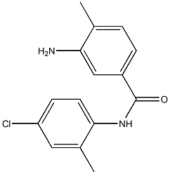 3-amino-N-(4-chloro-2-methylphenyl)-4-methylbenzamide Structure