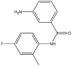 3-amino-N-(4-fluoro-2-methylphenyl)benzamide 구조식 이미지