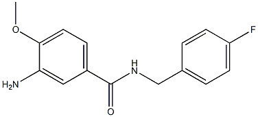 3-amino-N-(4-fluorobenzyl)-4-methoxybenzamide Structure