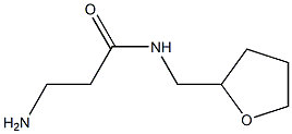 3-amino-N-(tetrahydrofuran-2-ylmethyl)propanamide Structure
