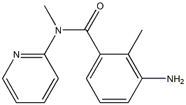 3-amino-N,2-dimethyl-N-(pyridin-2-yl)benzamide Structure