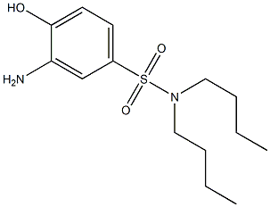 3-amino-N,N-dibutyl-4-hydroxybenzene-1-sulfonamide 구조식 이미지