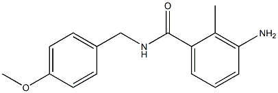 3-amino-N-[(4-methoxyphenyl)methyl]-2-methylbenzamide 구조식 이미지
