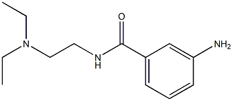 3-amino-N-[2-(diethylamino)ethyl]benzamide 구조식 이미지