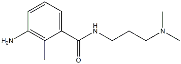 3-amino-N-[3-(dimethylamino)propyl]-2-methylbenzamide 구조식 이미지