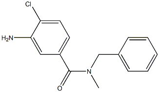 3-amino-N-benzyl-4-chloro-N-methylbenzamide 구조식 이미지