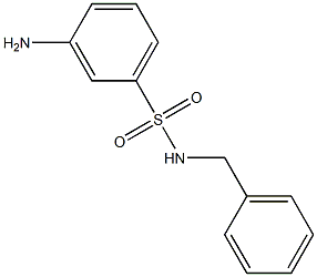 3-amino-N-benzylbenzene-1-sulfonamide Structure