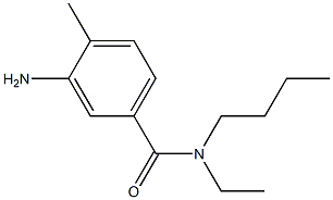 3-amino-N-butyl-N-ethyl-4-methylbenzamide 구조식 이미지