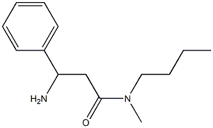 3-amino-N-butyl-N-methyl-3-phenylpropanamide 구조식 이미지