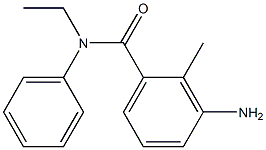 3-amino-N-ethyl-2-methyl-N-phenylbenzamide 구조식 이미지