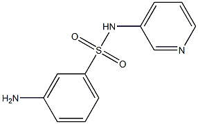 3-amino-N-pyridin-3-ylbenzenesulfonamide 구조식 이미지