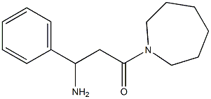 3-azepan-1-yl-3-oxo-1-phenylpropan-1-amine Structure