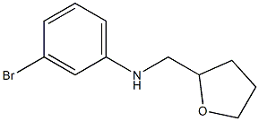 3-bromo-N-(oxolan-2-ylmethyl)aniline 구조식 이미지