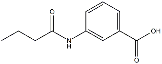 3-butanamidobenzoic acid Structure