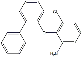 3-chloro-2-(2-phenylphenoxy)aniline 구조식 이미지