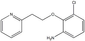 3-chloro-2-[2-(pyridin-2-yl)ethoxy]aniline 구조식 이미지