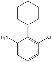 3-chloro-2-piperidin-1-ylaniline Structure