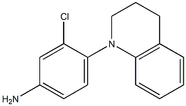 3-chloro-4-(1,2,3,4-tetrahydroquinolin-1-yl)aniline Structure