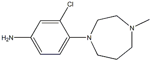 3-chloro-4-(4-methyl-1,4-diazepan-1-yl)aniline 구조식 이미지