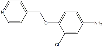 3-chloro-4-(pyridin-4-ylmethoxy)aniline 구조식 이미지