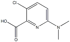 3-chloro-6-(dimethylamino)pyridine-2-carboxylic acid Structure