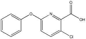 3-chloro-6-phenoxypyridine-2-carboxylic acid 구조식 이미지