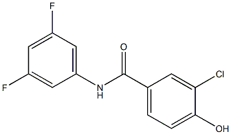 3-chloro-N-(3,5-difluorophenyl)-4-hydroxybenzamide Structure