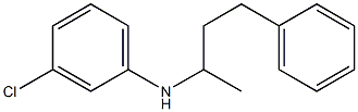 3-chloro-N-(4-phenylbutan-2-yl)aniline Structure